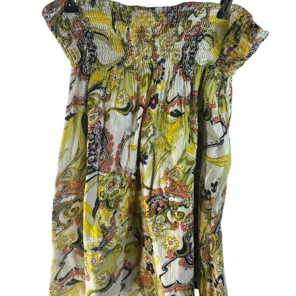 Other Dresses & Skirts - 90s vintage cotton dress paisley woven boho Festival Retro Floral